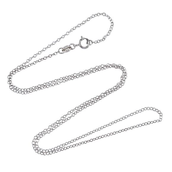 Vintage Ralph Lauren Sterling Silver 925 Cable Chain Necklace 18" - Picture 1 of 3